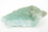 Blue-Green Aragonite Aggregation - Wenshan Mine, China #218010-1